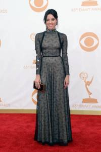 Aubrey Plaza in Marios Schwab