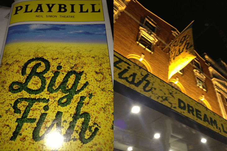 big fish playbill