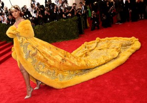 Rihanna in a Guo Pei gown