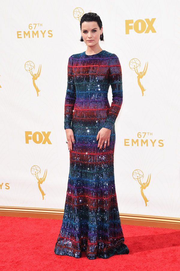 Jaimie Alexander in Armani Privé