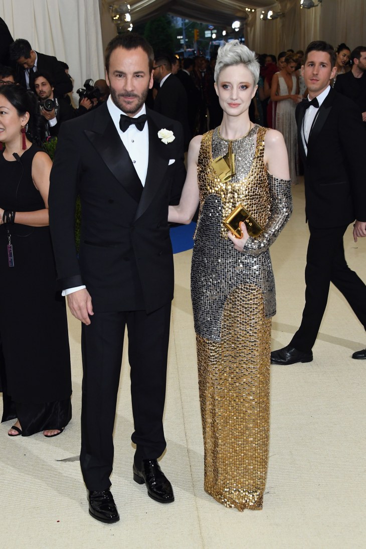 Tom Ford and Andrea Riseborough
